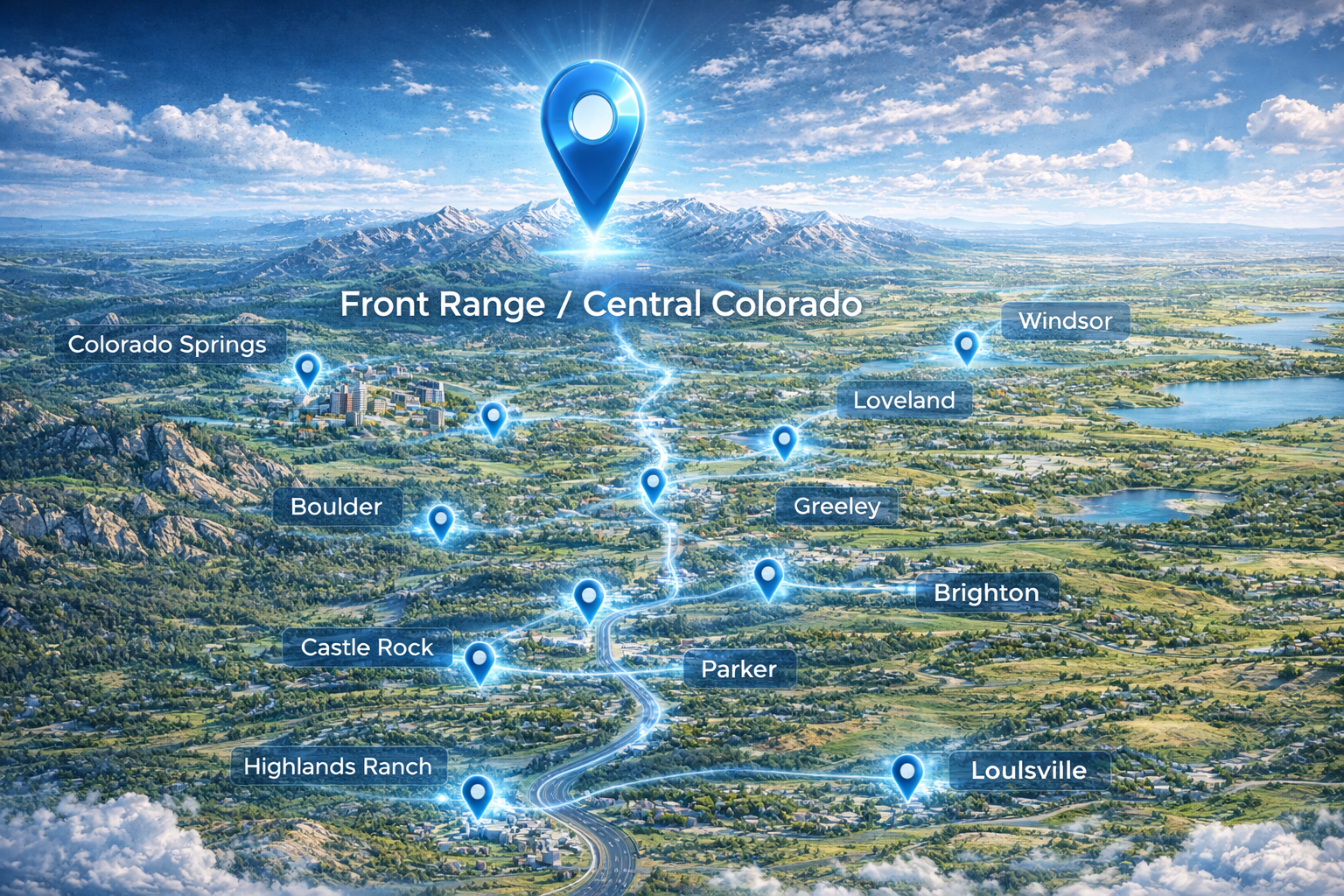 subhurbs of colorado